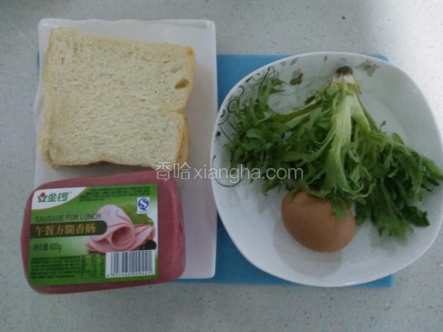 所需要的食材