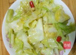 青炒包菜的做法图解6