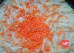 胡萝卜丁土豆丝饼的做法图解8