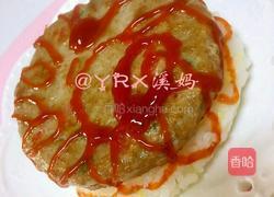 牛肉米汉堡的做法图解7