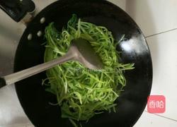 韭菜炒莴苣的做法图解4