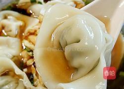 元宝馄饨～青菜鲜肉虾粒馅的做法图解13