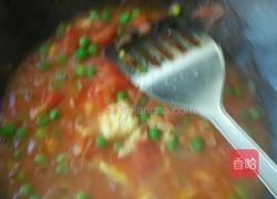 西红柿炒豌豆的做法图解7
