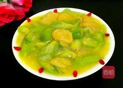 丝瓜油面筋的做法图解5