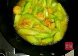 丝瓜油面筋的做法图解4