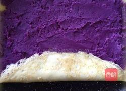 鸡蛋紫薯卷的做法图解4