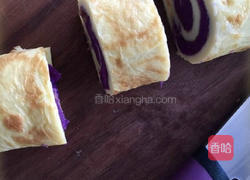 鸡蛋紫薯卷的做法图解6