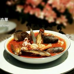 浓郁的地中海风情意大利海鲜汤快手版的做法[图]
