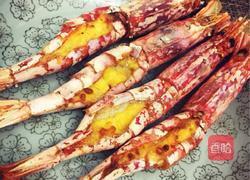 蒜泥芝士烤虾的做法图解5