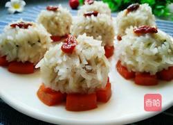 山药猪肉丸的做法图解2