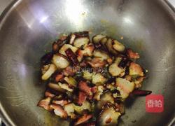 青蒜苗炒腊肉的做法图解4
