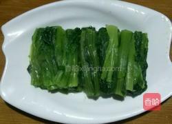 麻酱小白菜的做法图解4