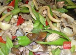 大球盖菇炒肉的做法图解12