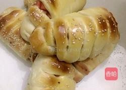 香肠肉松面包的做法图解29