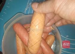 香肠肉松面包的做法图解16