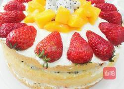 八寸戚风裸蛋糕的做法图解15