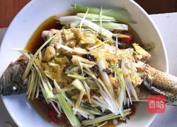 川味泡菜清蒸鲈鱼的做法图解8