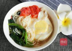 西红柿菠菜鸡蛋面的做法图解13