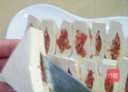 豆腐酿肉的做法图解5
