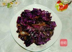 爆炒紫甘蓝的做法图解6