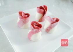 玫瑰花煎饺的做法图解1