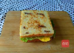 豆沙土司三明治的做法图解9