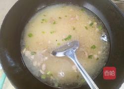 小米瘦肉藤蒿疙瘩汤的做法图解9