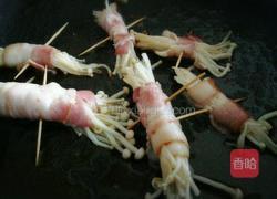 培根金针菇卷的做法图解5