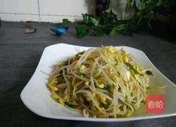 青蒜炒黄豆芽的做法图解11
