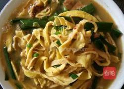 鸡蛋做的豆皮 味道真的棒棒的的做法图解4