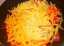 酱油版素炒三丝的做法图解4