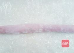 紫薯玫瑰花卷的做法图解7