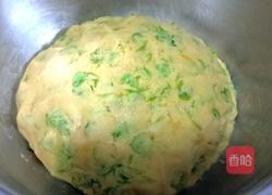 榆钱玉米面饼的做法图解4