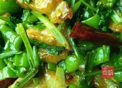 香菜青椒小炒肉的做法图解4