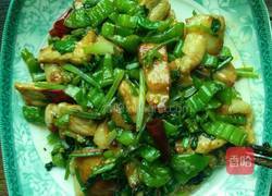 香菜青椒小炒肉的做法图解6
