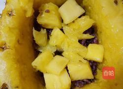 黑米菠萝蒸饭的做法图解5