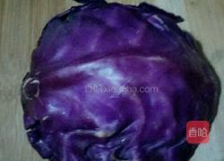 糖醋紫甘蓝的做法图解1