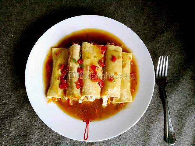 简单的就叫它皮包肉了，成品图