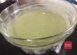 抹茶雪媚娘的做法图解3