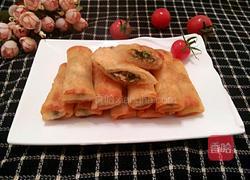 茴香鸡蛋春卷的做法图解2