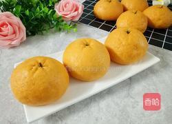 仿真橘子馒头的做法图解1
