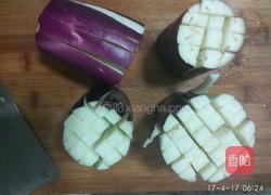 菊花茄子的做法图解2