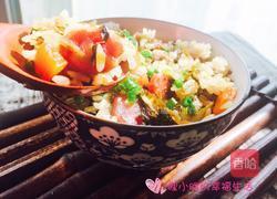雪菜香肠焖饭的做法图解13