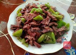 爆炒尖椒猪肺的做法图解6