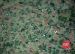 韭菜火腿鸡蛋饼的做法图解4