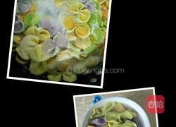 彩色蝴蝶面的做法图解4