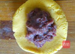 豆沙红薯糯米饼的做法图解7