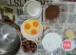 榛子奶油夹心巧克力千层蛋糕(6寸)的做法图解1