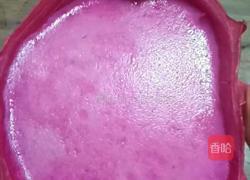 火龙果牛奶布丁的做法图解7
