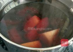 黑豆炖雪梨的做法图解4